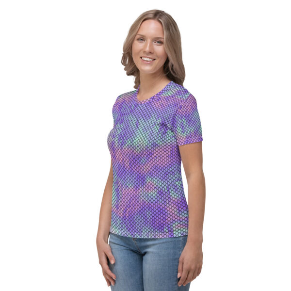 5G Protective Women's T-shirt Purple Hologram | 5G Protective